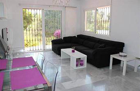 Smul Villa i Mijas Pueblo på Costa del Sol living room